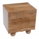 Szafka Nocna Japandi z Drewna Mangowego A