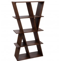 Regał Japandi z Drewna Mangowego A