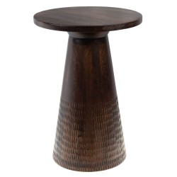 Stolik Japandi z Drewna Mangowego Brązowy A