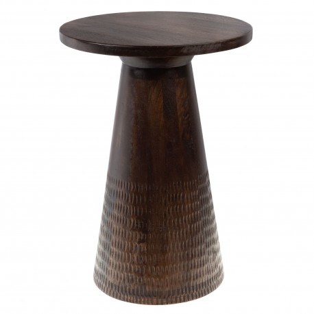 Stolik Japandi z Drewna Mangowego Brązowy A