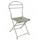 Krzesło Vintage Metalowe Zielone B Blanc Mariclò