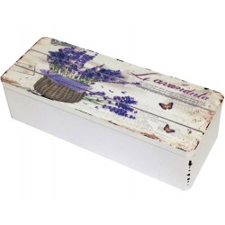 Pudełko Drewniane z Lawendą