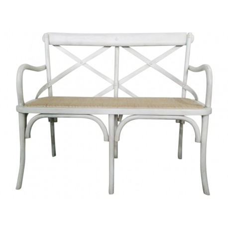 Ławka Drewniana Biała