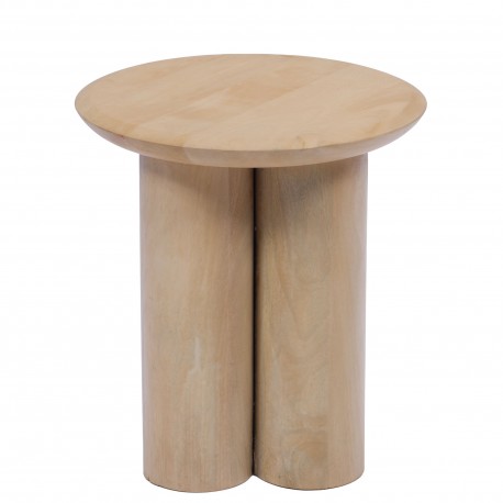 Stolik Japandi z Drewna Mangowego Brązowy D