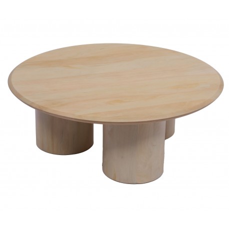 Stolik Kawowy Japandi z Drewna Mangowego C