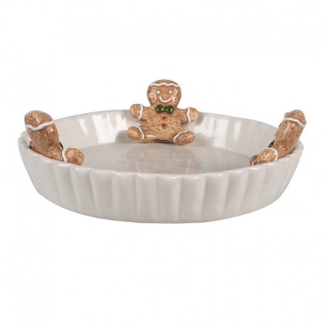 Talerzyk Świąteczny Pierniczki Clayre & Eef