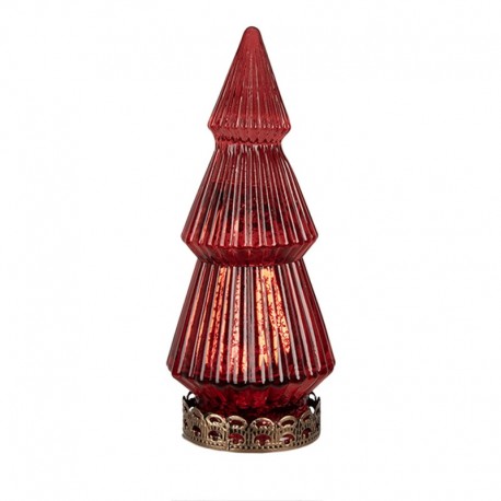 Szklana Choinka LED M Clayre & Eef