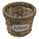 Plecione Kosze Flower 2 szt. A Clayre & Eef