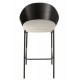 Krzesło Barowe Japandi Czarne Lone J-Line