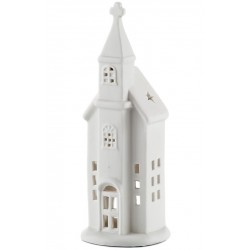Lampion porcelanowy Kościół ROSENTALO rozm.23x8x6,5cm.