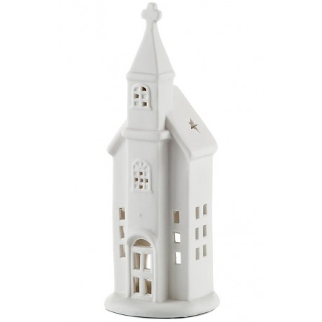 Lampion porcelanowy Kościół ROSENTALO rozm.23x8x6,5cm.