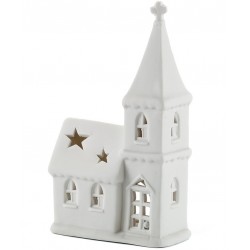 Lampion porcelanowy Kościół ROSENTALO rozm.21x11,5x6cm.