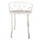 Metalowy Stołek Prowansalski Clayre & Eef