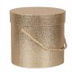 Złote Pojemniki Tekturowe Okrągłe 3 szt. Clayre & Eef
