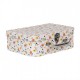 Tekturowe Pudełka Walizki w Kwiaty B Clayre & Eef