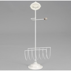 Stojak Na Papier Toaletowy z Lawendą