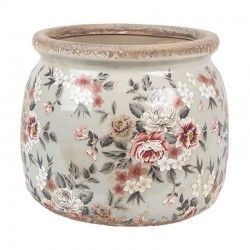 Osłonka Na Doniczkę Vintage w Kwiaty B Clayre & Eef