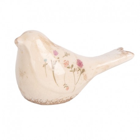 Ceramiczny Ptaszek w Kwiaty C Clayre & Eef