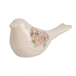 Ceramiczny Ptaszek w Kwiaty H Clayre & Eef