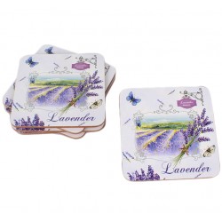 Podkładki Korkowe Pod Kubek Lawenda