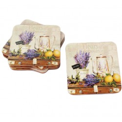 Podkładki Korkowe Pod Kubek Lawenda