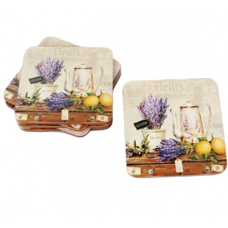 Podkładki Korkowe Pod Kubek Lawenda