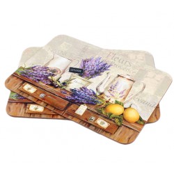 Podkładki Korkowe Lawendowe