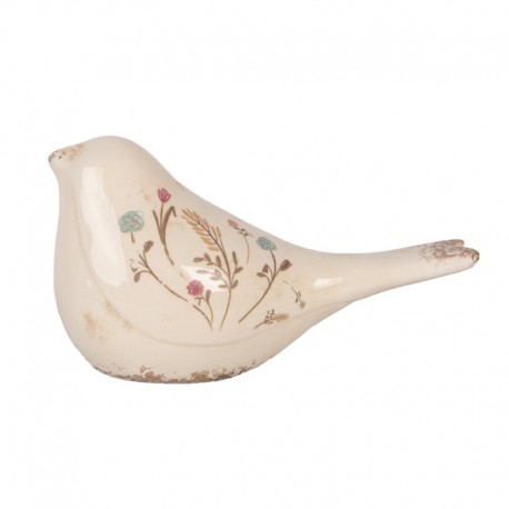 Ceramiczny Ptaszek w Kwiaty O Clayre & Eef