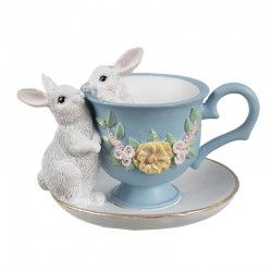 Figurka Wielkanocna Pastelowa Wielkanoc A Clayre & Eef