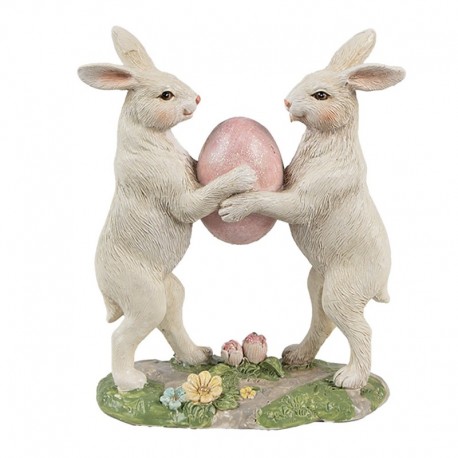 Wielkanocna Dekoracja Zające B Clayre & Eef
