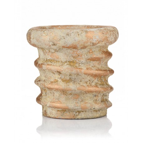 Doniczka Aluro Zero Swirl Kremowa A