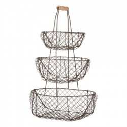 Piętrowe Kosze Druciane Clayre & Eef