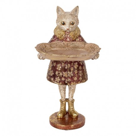Figurka Kot z Tacą Clayre & Eef