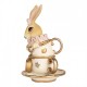Figurka Królik z Zegarkiem H Clayre & Eef