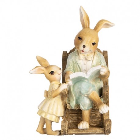 Figurka Wielkanocna Pastelowa Wielkanoc U Clayre & Eef