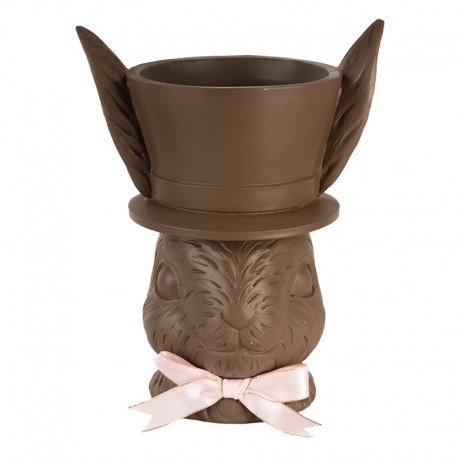 Figurka Zająca Czekoladowa Wielkanoc A Clayre & Eef