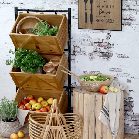 Metalowa Drabina Ozdobna Chic Antique Mosiądz