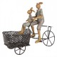 Figurka Wielkanocna Zajączki Na Rowerze Clayre & Eef
