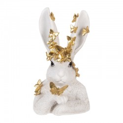 Popiersie Zająca Białe Clayre & Eef