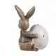 Figurka Wielkanocna Zając z Pisanką B Clayre & Eef