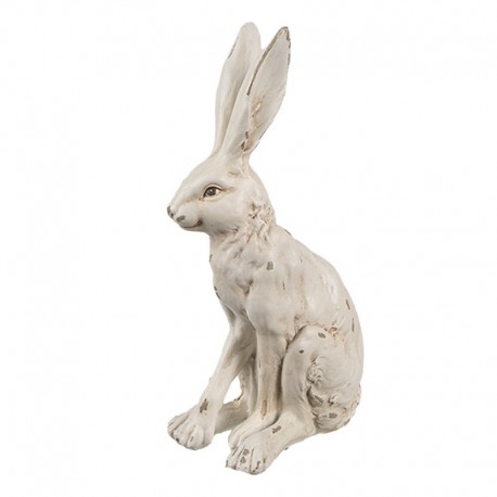 Figurka Zająca Beżowa A Clayre & Eef