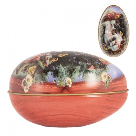 Otwierane Jajko Metalowe E Clayre & Eef