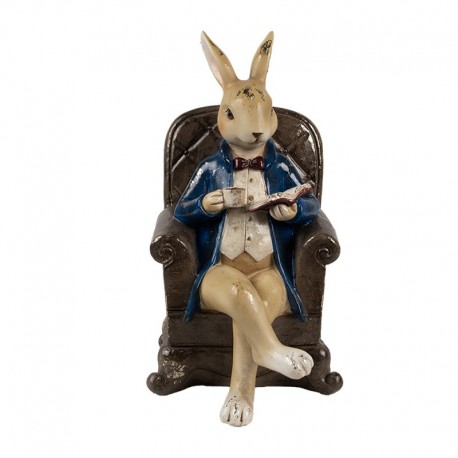 Zając W Fotelu Figurka A Clayre & Eef
