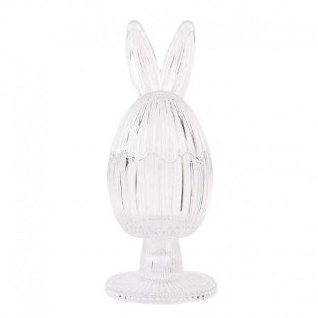 Szklany Pojemnik Zając D Clayre & Eef