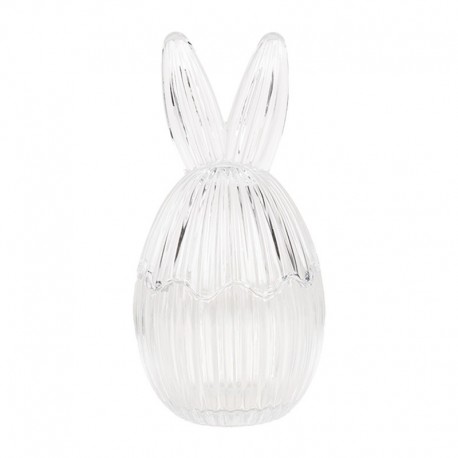 Szklany Pojemnik Zając J Clayre & Eef