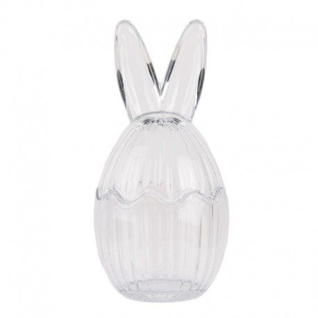Szklany Pojemnik Zając L Clayre & Eef
