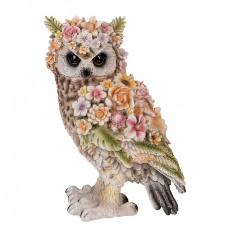 Figurka Ozdobna Sowa w Kwiatach Clayre & Eef