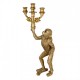 Złoty Świecznik Małpka Clayre & Eef