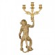 Złoty Świecznik Małpka Clayre & Eef