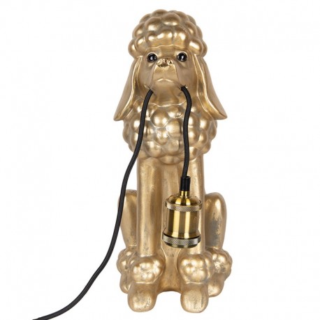 Lampa Stołowa Pudel Złoty Clayre & Eef